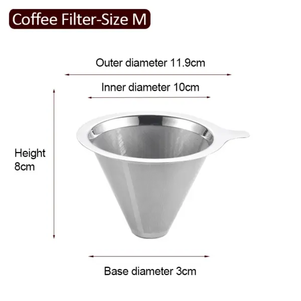 Double Layer Stainless Steel Coffee Filter - Image 9