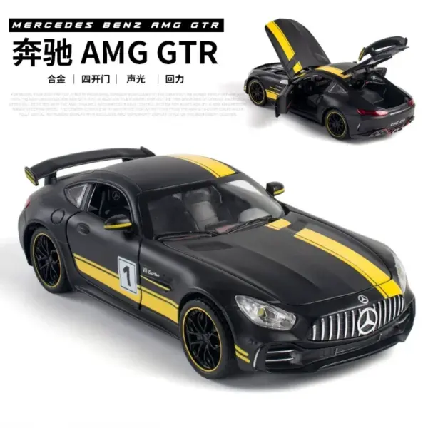 1:24 Mercedes Benz AMG GTR Diecast Model - Image 8