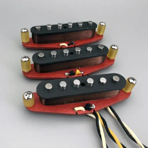 Vintage Alnico 5 SSS Guitar Pickups Set - Image 2