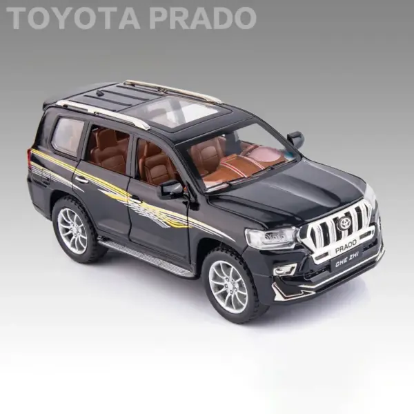 1:24 Alloy Toyota Land Cruiser Prado Model Car - Image 9