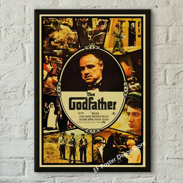 Vintage Movie Poster Canvas Print A4 A3 Sizes - Image 13