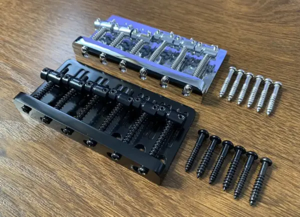 Professional Bass Bridge for 6-String Guitars