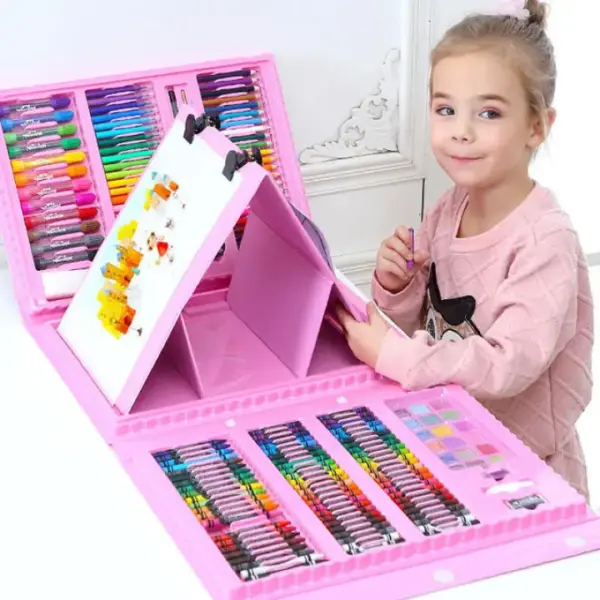 Kids 168/208 PCS Art Coloring Set - Image 9