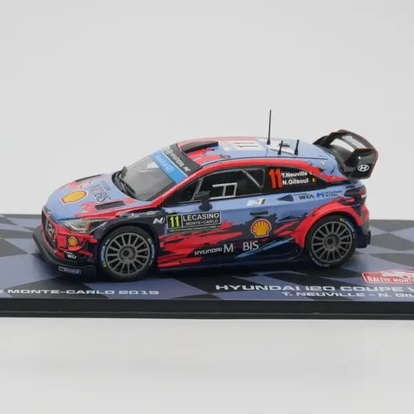 1:43 Scale Diecast Alloy Hyundai I20 WRC Model - Image 2