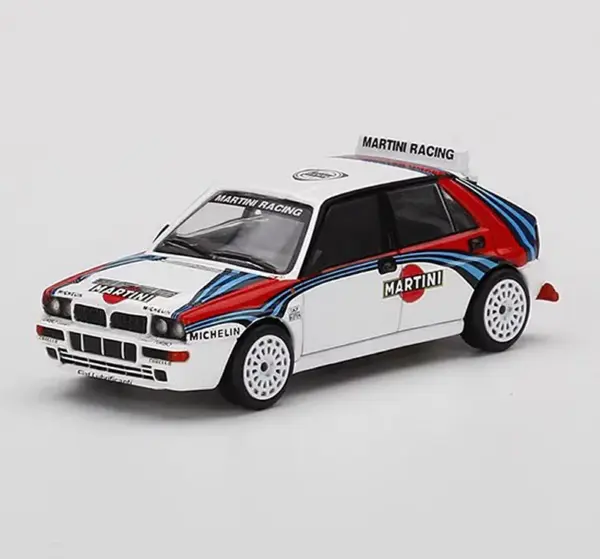 1:64 Scale Diecast Martini Lancia Car Model - Image 4