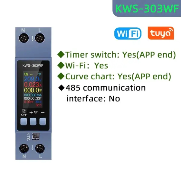 8-in-1 Din Rail Voltage and Current Meter - Image 7