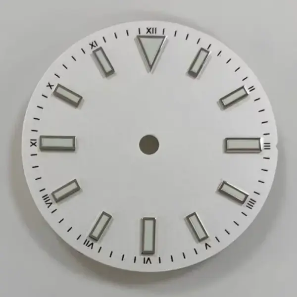 28.5mm Luminous Green Watch Dial for NH35/8215 - Image 5