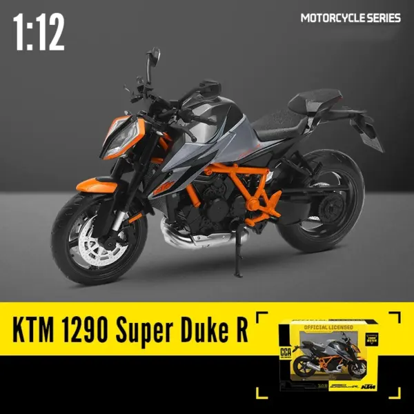 1:12 KTM 1290 Super Duke R Die-cast Model - Image 7