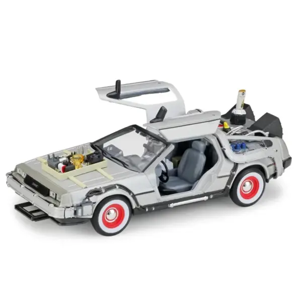 WELLY 1:24 Scale Diecast DeLorean Model Car - Image 6