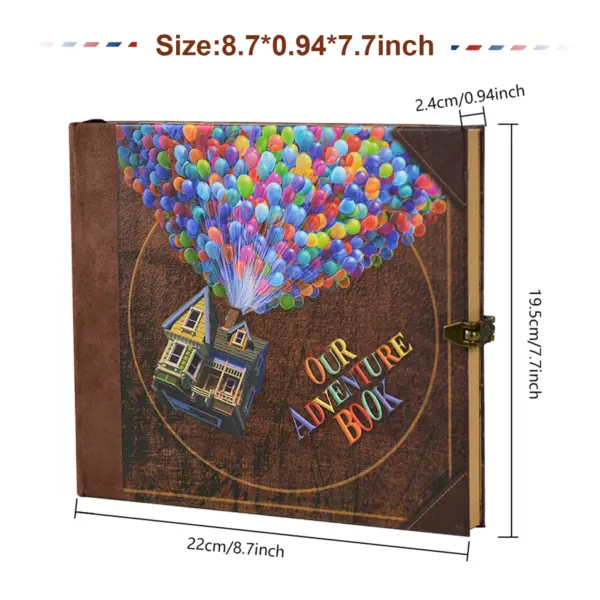 DIY Adventure Travel Photo Album with 146 Pages - Image 7