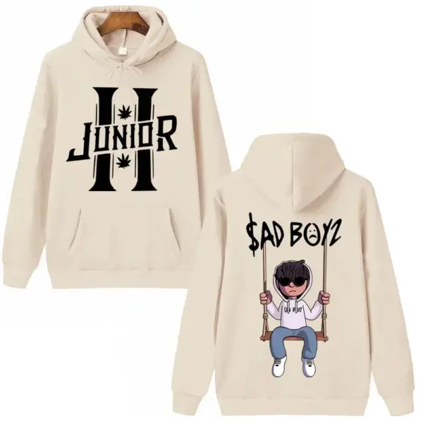 Hip Hop Pullover Hoodie for Men - Image 4