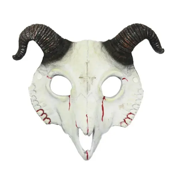 Goat Skull Horn Mask for Halloween Cosplay - Image 8
