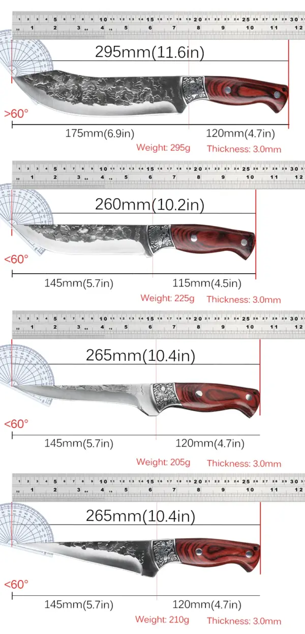 Handmade Stainless Steel Bone Cleaver Knife - Image 6