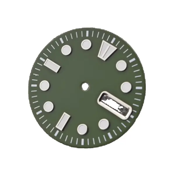 NH36 Watch Dial 28.5mm BGW9 Ice Blue - Image 5