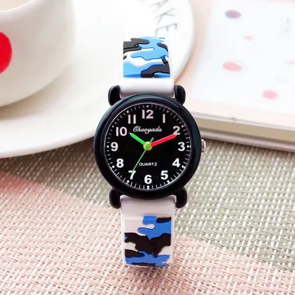 Fashion Camouflage Kids Quartz Watch 985 - Image 11