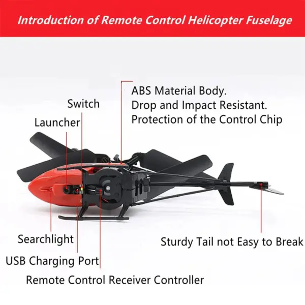 2-Channel Remote Control Mini Helicopter - Image 6