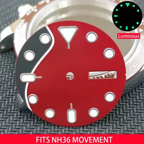 28.5mm Luminous Dial for NH36 Watch Movement - Image 15