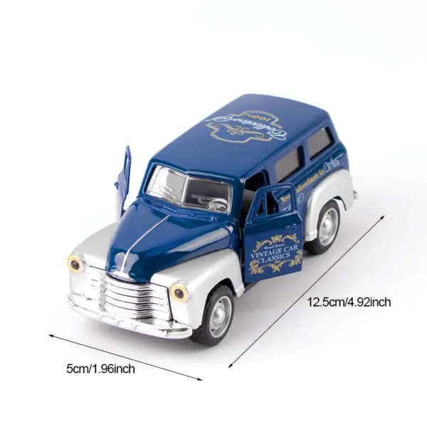 1:32 Alloy Chevrolet School Bus Model Toy - Image 6