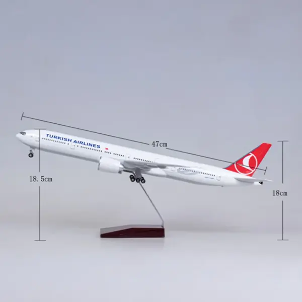 1:157 Scale B777 Turkish Airlines Model Airplane - Image 5