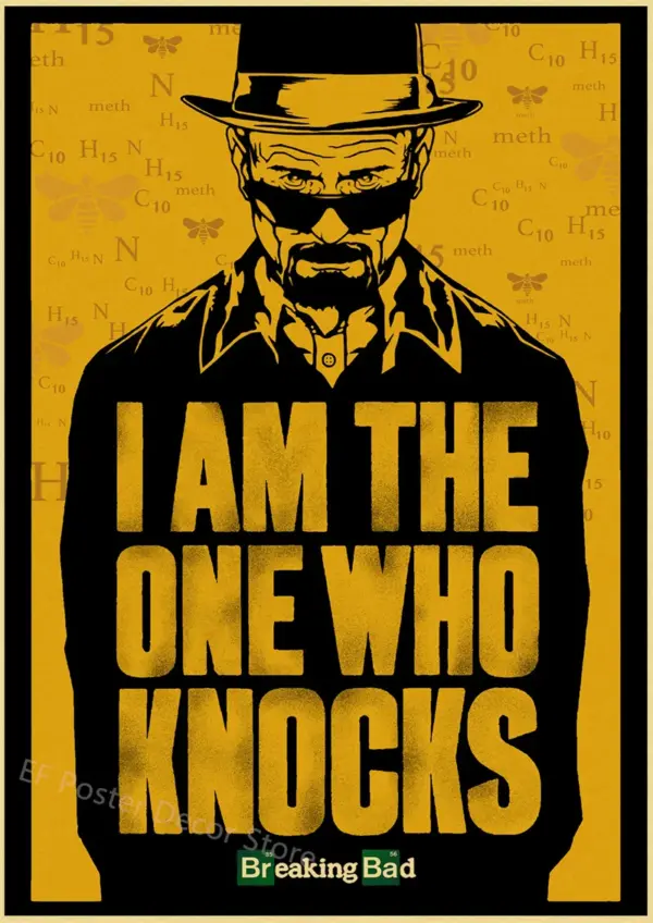 Breaking Bad Retro Canvas Wall Art Poster - Image 22