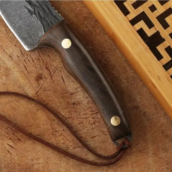 Handcrafted Stainless Steel Chef Knife 9.5 Inch - Image 4