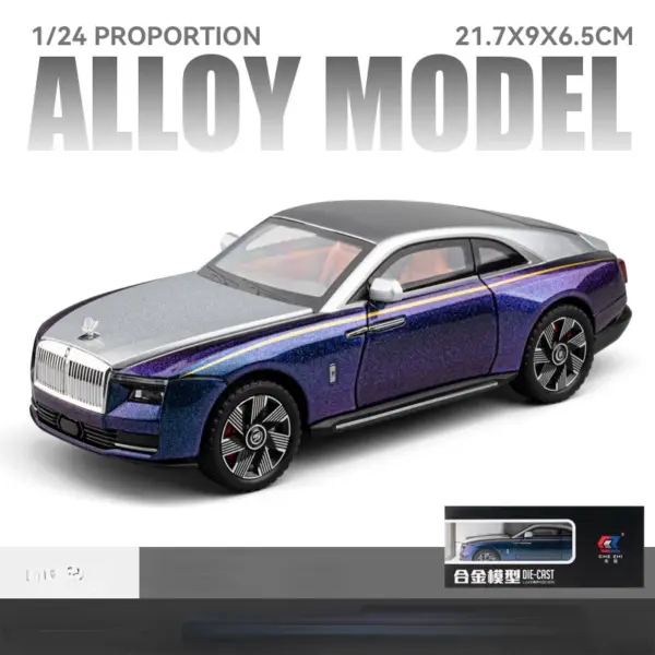 1:24 Alloy Rolls Royce SPECTRE Diecast Model - Image 7