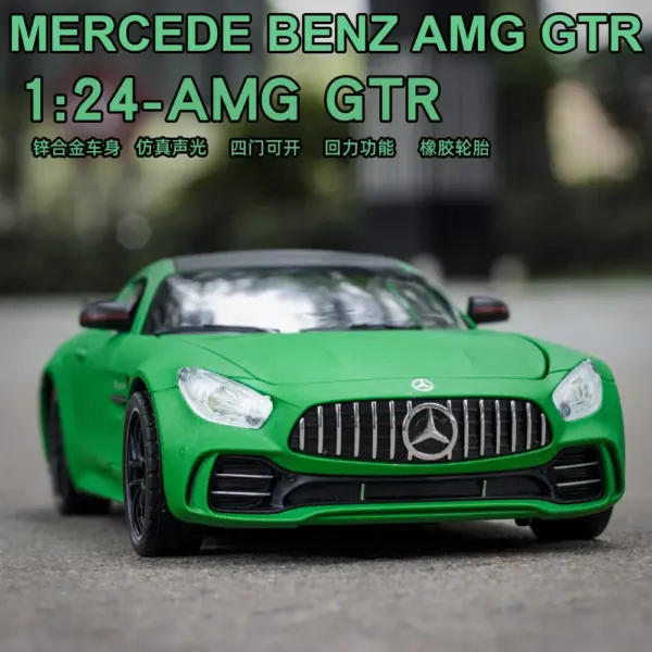 1:24 Mercedes-Benz AMG GTR Diecast Car Model - Image 3