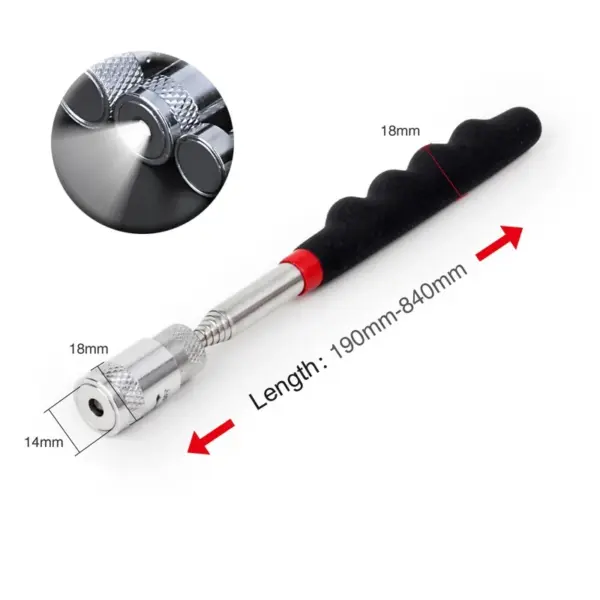 Magnetic Telescopic Pick-Up Tool with LED Light - Image 8