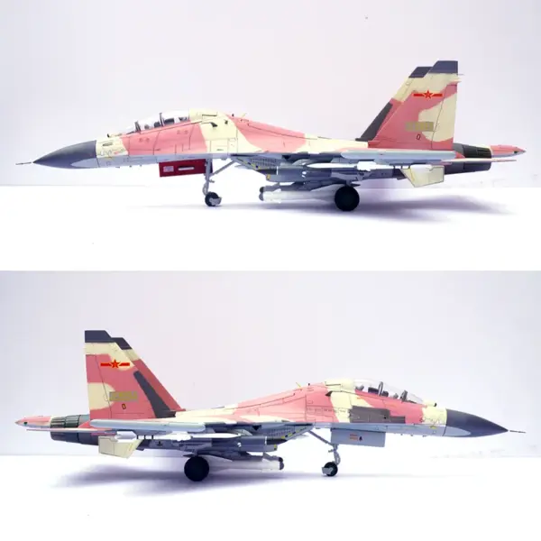 1:72 Scale Su-30MKK Alloy Fighter Model - Image 2