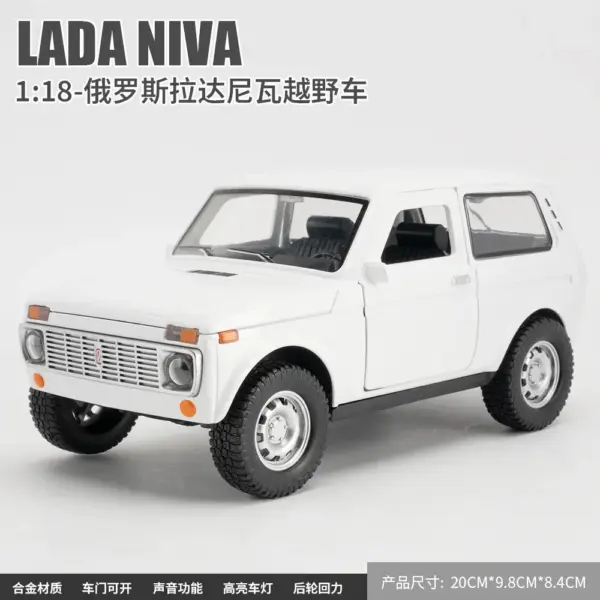 1:18 Russian LADA NIVA Alloy Model Car - Image 7