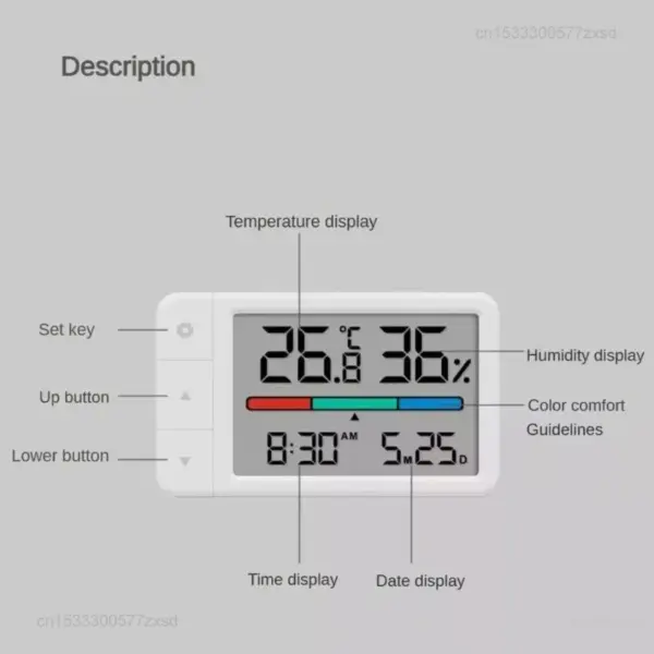 Xiaomi MiaoMiaoCe Digital Thermometer Hygrometer - Image 5