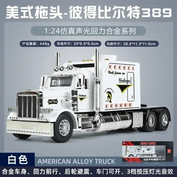 1:24 Peterbilt 389 Diecast Truck Model - Image 2