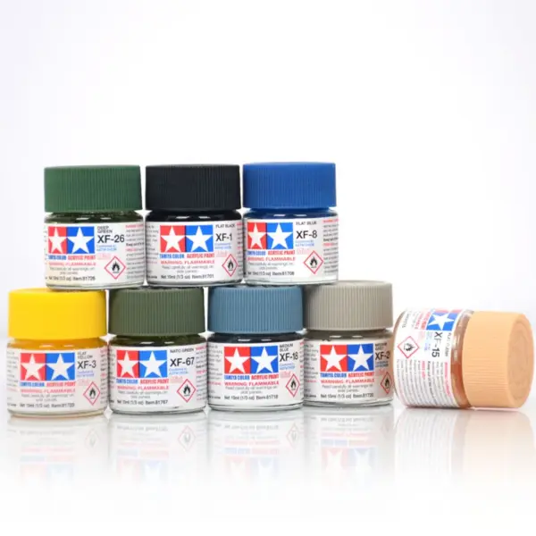 10ml Tamiya Water-Based Flat Acrylic Paint Set - Image 4