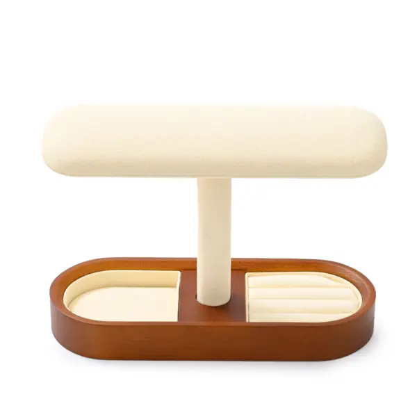 Wooden Jewelry Display Stand for Watches and Rings - Image 8