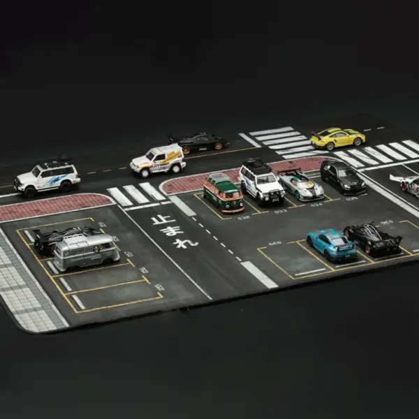 1:64 Scale Japan Street Parking Lot Mat - Image 3