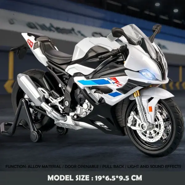 1:12 BMW RRS1000 Diecast Motorcycle Model - Image 7