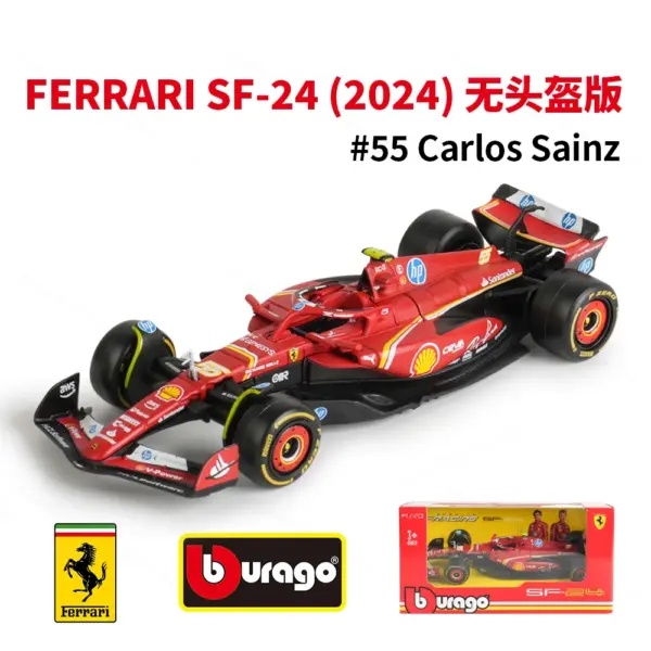 Bburago 1:43 Ferrari SF24 Diecast Model Car - Image 8