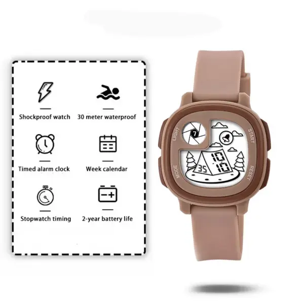 UTHAI CE147 Cartoon Pattern Kids Digital Watch - Image 9