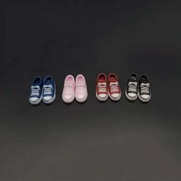 1/12 Scale Low-Cut Canvas Shoes for Dolls - Image 6