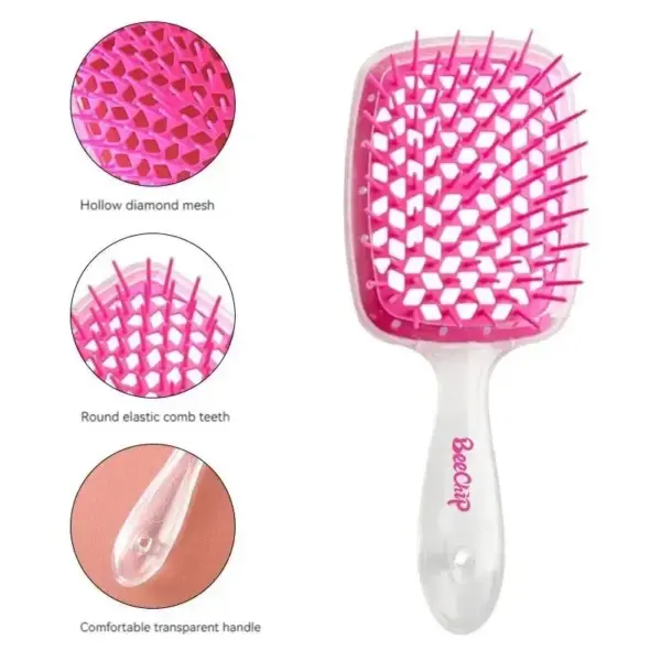 Honeycomb Curved Hair Brush for Styling - Image 6