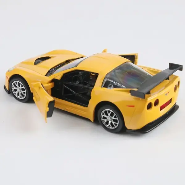 1:36 Chevrolet Corvette C6R Alloy Model Car - Image 3