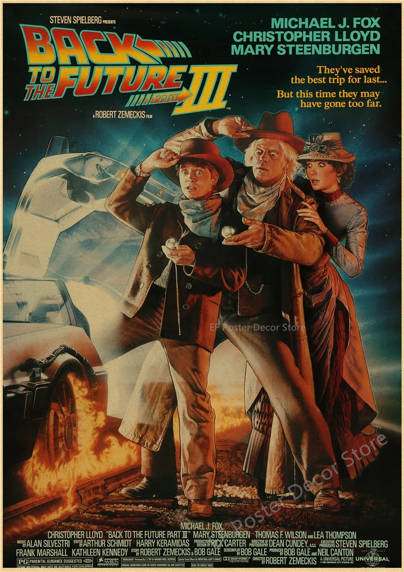 Vintage Back To The Future Movie Poster Print 29 Vintage Back To The Future Movie Poster Print - Image 29