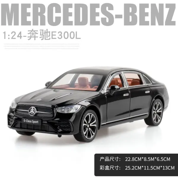 1:24 Mercedes-Benz E300L Diecast Model Car - Image 7