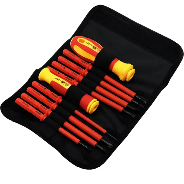 Insulated 10-in-1 Electrician Screwdriver Set - Image 7