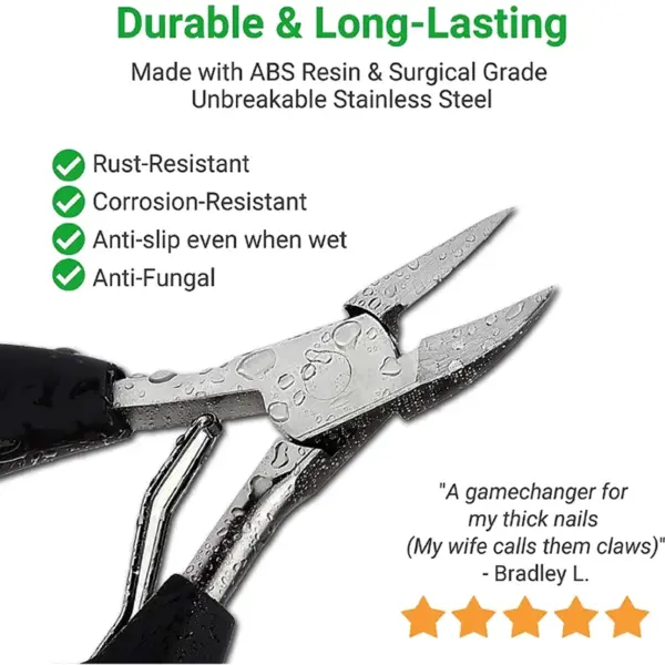 Professional Stainless Steel Toenail Clippers - Image 4