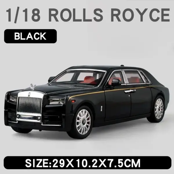 1:18 Rolls Royce Phantom Diecast Model Car - Image 13