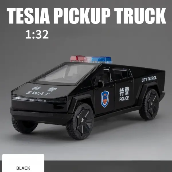 1:32 Tesla Pickup Truck Diecast Model Car - Image 9