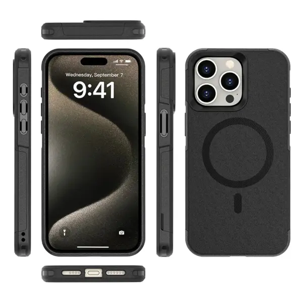 Shockproof Magnetic Case for iPhone 15 Series - Image 4
