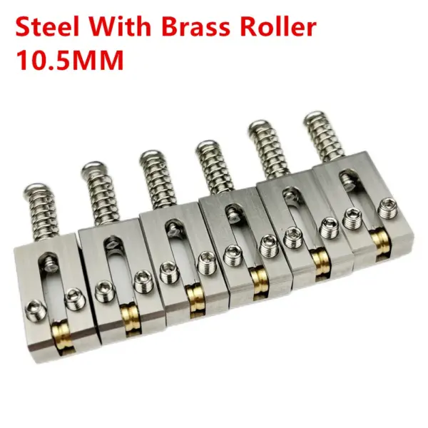Stainless Steel Tremolo Bridge Saddles for Guitars - Image 7
