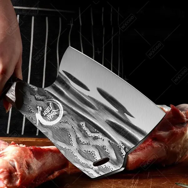 High Carbon Steel Meat Cleaver Knife 15 inch - Image 5